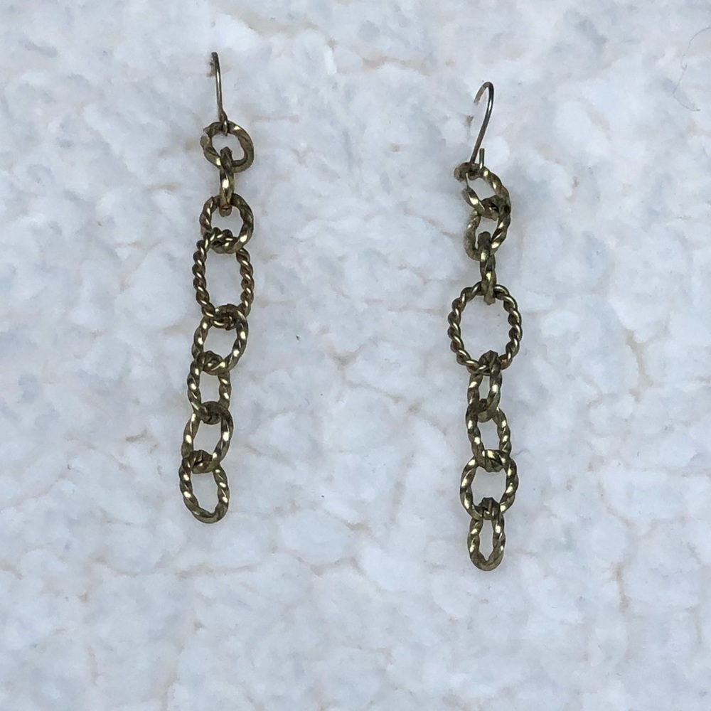 💝 3/$10 or 4/$12 💝 Gold Chain Earrings